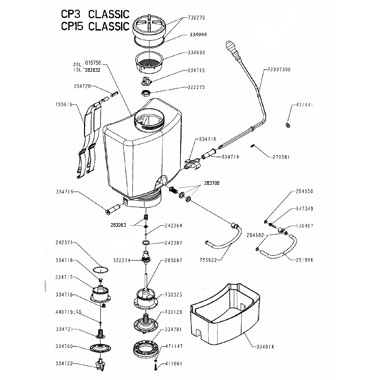 Cooper Pegler Classic Sprayer Parts Diagram