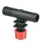 Geoline Dry Boom Nozzle Holder With Twin Hose Tail 3/8"  Threaded Nozzle Cap