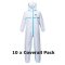 Portwest Biztex ST60 Microporous Type 4/5/6 Coverall x 10 Pack